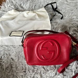 Gucci Soho Disco Bag RED ❤️